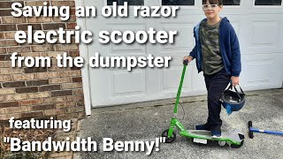 Fixing an old electric razor scooter