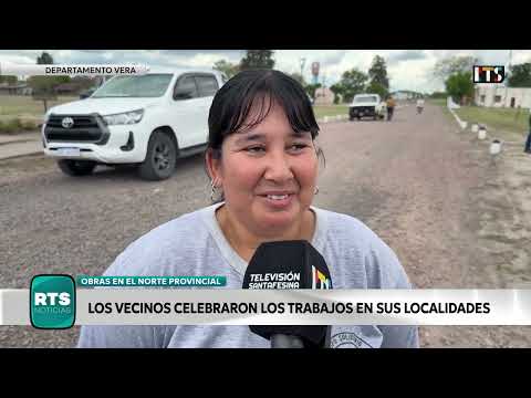 OBRAS EN EL NORTE PROVINCIAL | PULLARO Y SCAGLIA INAUGURARON TRABAJOS EN VERA