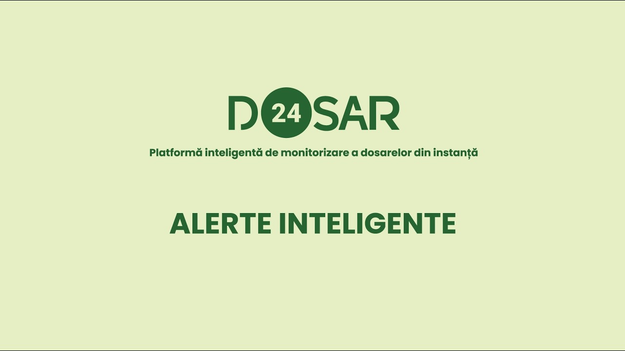 Alerte Inteligente pe Dosar24 — Monitorizare cuvinte cheie și notificări automate