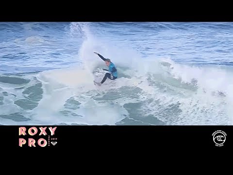 Gilmore vs. Van Dijk vs. Hareb - Elimination Round, Heat 1 - Roxy Pro France W 2019