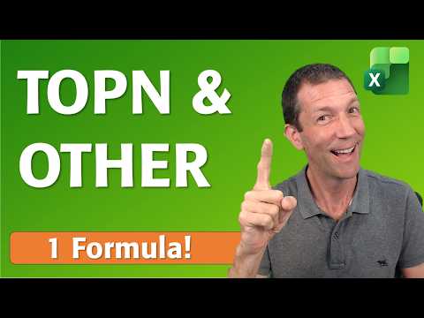 Excel: TOPN and Other Key Formulas Excel: TOPN and Other Key Formulas