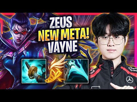 ZEUS PLAYING THE NEW META VAYNE TOP! - T1 Zeus Plays Vayne TOP vs Volibear! | Season 2024