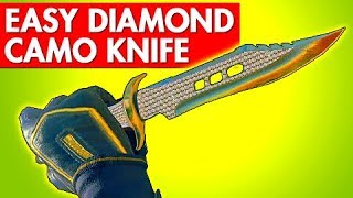 BLACK OPS 4: HOW TO GET EASY DIAMOND CAMO COMBAT KNIFE