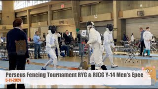 Perseus Fencing Tournament RYC & RJCC Y-14 Men's Epee