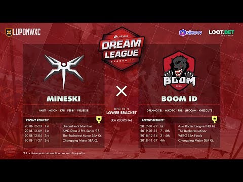 Mineski vs Boom ID Game 2 (BO3) | Dream League Season 11 SEA Qualifiers