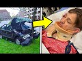 Nidal Wonder Car Accident ON CAMERA.. (Salish is SAD)