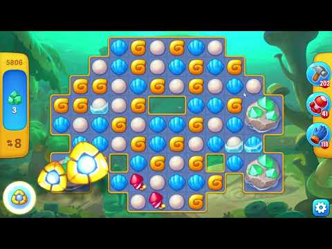 Fishdom 5806 Level - 18 moves - NO BooSTERS