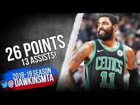 Kyrie Irving Full Highlights 2018.12.29 Celtics vs Grizzlies - 26 Pts, 13 Assists! | FreeDawkins