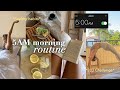 5AM MORNING ROUTINE | easy habit forming techniques, how I stay motivated (