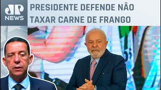 Lula: ‘É preciso mediar taxação sobre carne’; José Maria Trindade comenta