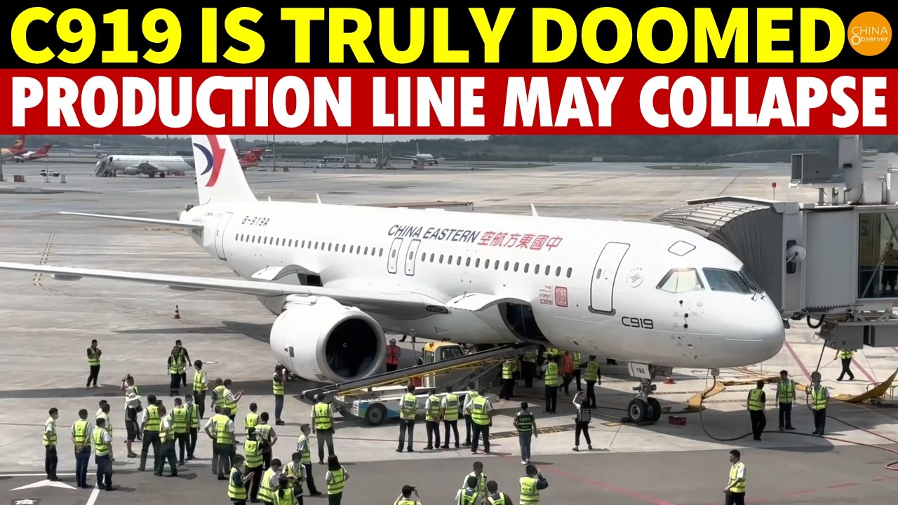 C919 Is Truly Doomed This Time! Entire Production Line May Be Paralyzed, Planes Become Scrap