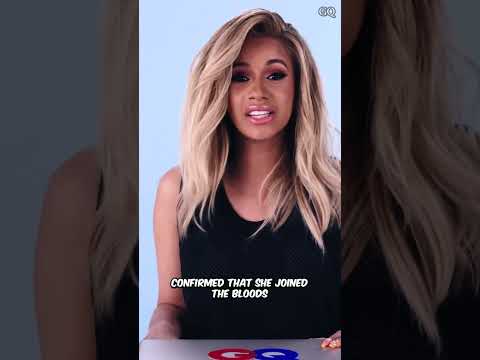 Cardi B Joined The Bloods Gang When She Was 16! #shorts