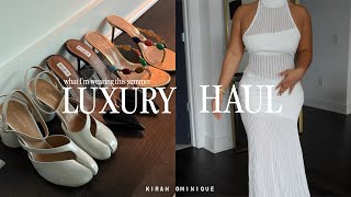 luxury summer haul 2025 | luxury resort wear, new jewelry, black owned brands & more