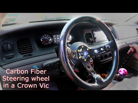 Aftermarket Steering Wheel Install on the Crown Vic | Looks so much better!