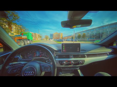 Audi A4 2.0TDI(140HP) - POV Drive 2020 (7-Speed Automatic Transmission)