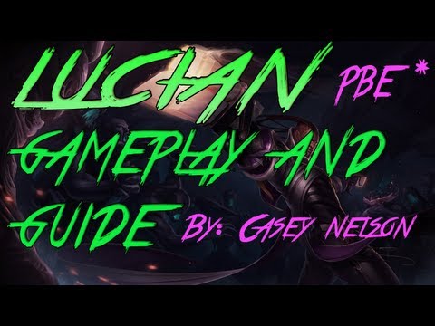 League of Legends. Season 3 PBE Lucian Full Guide and Gameplay. Diamond 1 ADC.