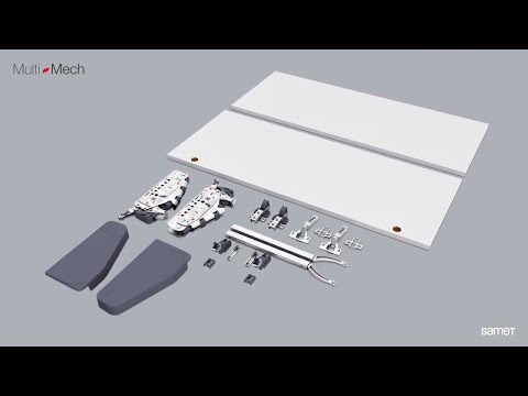 Video of Elevador MULTI-MECH doble C1 antracita (caja con 1 kit)