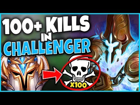 #1 XERATH RIDICULOUS 100 KILL CHALLENGER GAME (INSANE FIESTA) - League of Legends