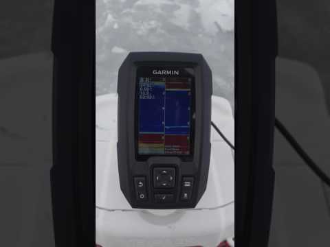 Garmin Striker 4 through the ice.
