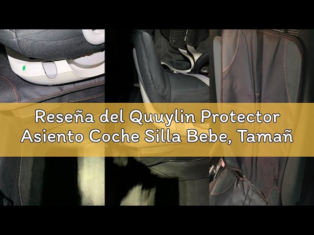 Vídeo relacionado con Adiwo Protector Asiento Coche, 2 Pieza 49 * 70CM Protector Asiento Coche Delantero, Impermeable Coche Oxford Kick Mats Protección Fundas para Niños y Bebe