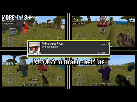 Hanz CH - New Mob Animation! MOD AnimationsPlus - Minecraft PE 1.19+