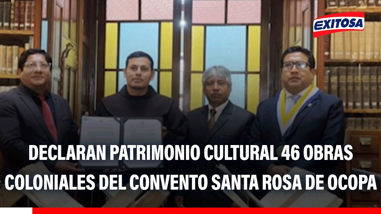 🔴🔵 Alcalde de Santa Rosa de Ocopa busca alianzas para preservar textos históricos