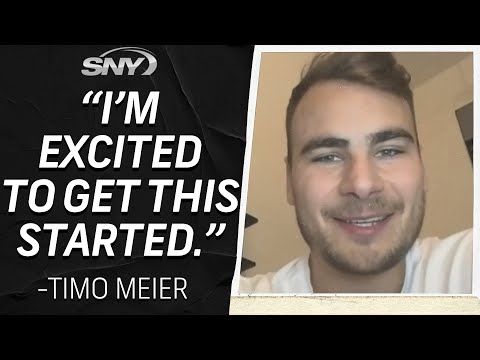 Timo Meier 'excited to get started' with Devils, reunite with Nico Hischier | SNY