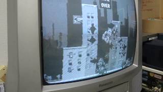 Original 1986 Rampage Arcade PCB Has Sound (Bad Sync W/Super Gun)