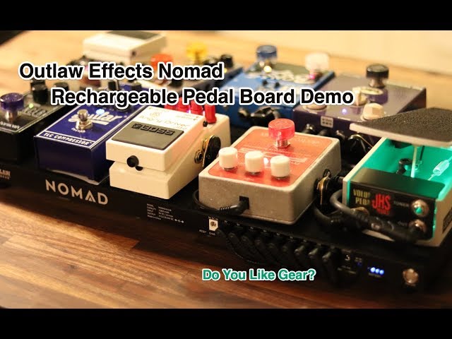 Nomad Outlaw M128 Pedal Board with rechargeable battery + Bag in Amps & Pedals in Oshawa / Durham Region