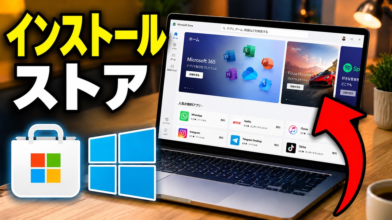Windows 11でMicrosoft Storeをインストール・再インストールする方法