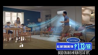 Aircon use for only P1.13/hr?! | NEW Carrier Aura Inverter