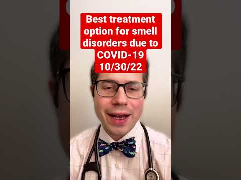 Best treatment option for smell disorders due to COVID-19