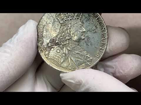 August III Sas, Talar 1755 EDC, Lipsk - rzadkie popiersie