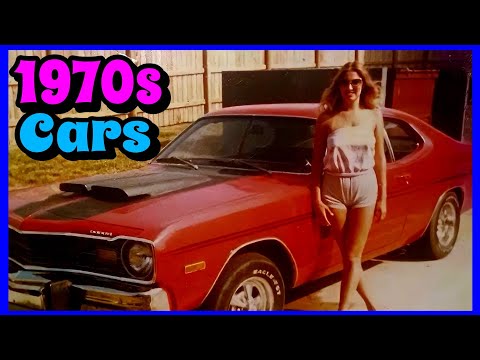 1970s Snapshots Of People With Cars