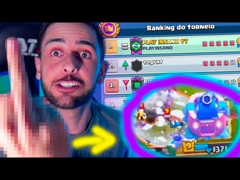 O GELO ME FERROU QUASE ZEREI O TORNEIO COM UMA DERROTA NO CLASH ROYALE