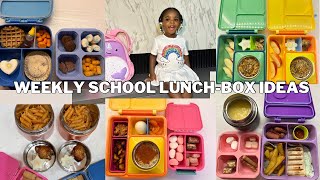 WEEKLY SCHOOL LUNCHBOX IDEAS | BACK TO SCHOOL