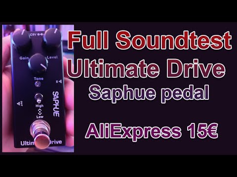 Full Soundtest Ultimate Drive Saphue pedal - Clone RAT