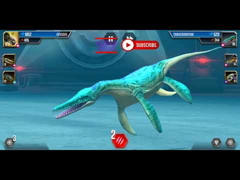 Dinosaurs - (Henodus, Kronosaurus, Plesiosaurus) Vs (Trinacromerum, Protostega, Dunkleosteus)