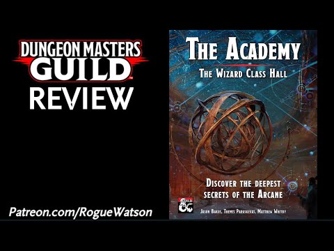DMs Guild Review - The Academy: The Wizard Class Hall
