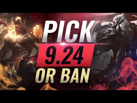 OP Pick or Ban: BEST BUILDS For EVERY Role - League of Legends Patch 9.24