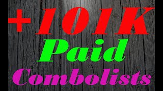 +101k USA Paid HQ Combolists Hits Guarantee