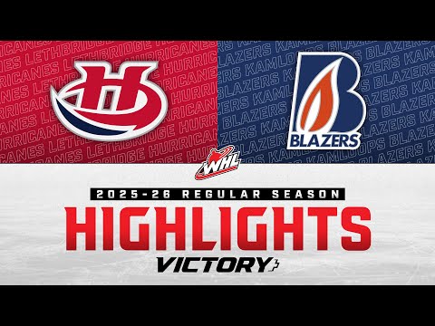 Lethbridge Hurricanes at Kamloops Blazers 11/15 | WHL Highlights 2025-26