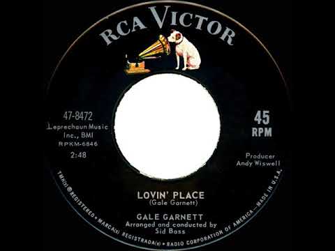 1964 HITS ARCHIVE: Lovin’ Place - Gale Garnett (mono 45)