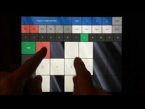 Fugue in C Major BWV553 (Played on an iPad - mostly with 2 fingers)