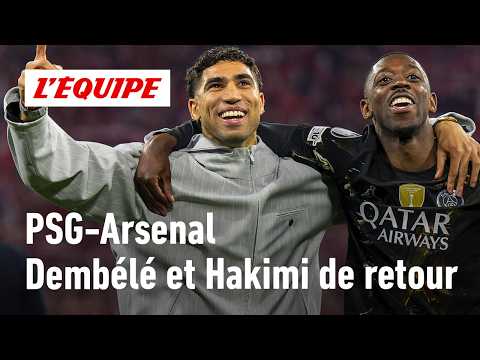 PSG-Arsenal : Entre Dembélé et Hakimi, quel retour est le plus indispensable ?