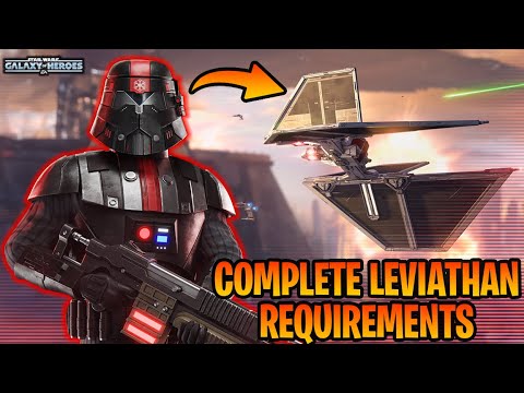 COMPLETE LEVIATHAN REQUIREMENTS + SITH EMPIRE TROOPER SHIP KIT REVEAL