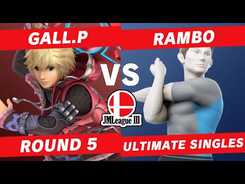 gall.P (Shulk) vs RAMBO (Wii Fit Trainer, Luigi) - JMLeague3 Round 5