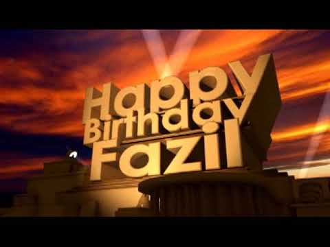 Happy Birthday Fazil