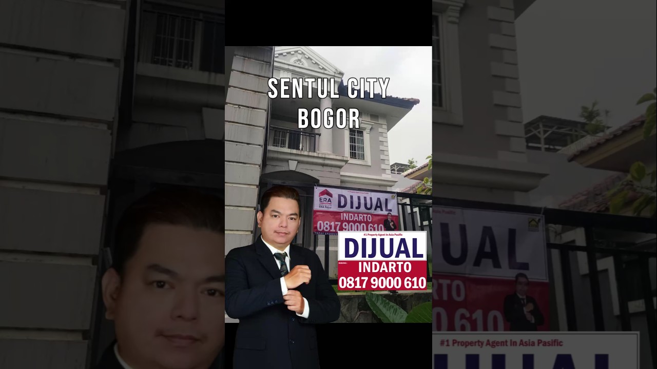 For Sale Rumah LT 253m² LB 250m² di Sentul City Taman Yunani Bogor