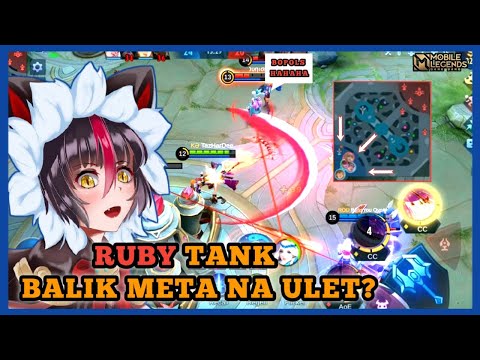 RUBY TANK | BEST BUILD 2021 | BACK TO META | MOBILE LEGENDS
